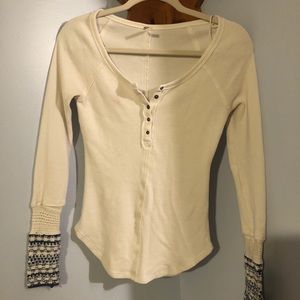 Free People Long sleeve tee